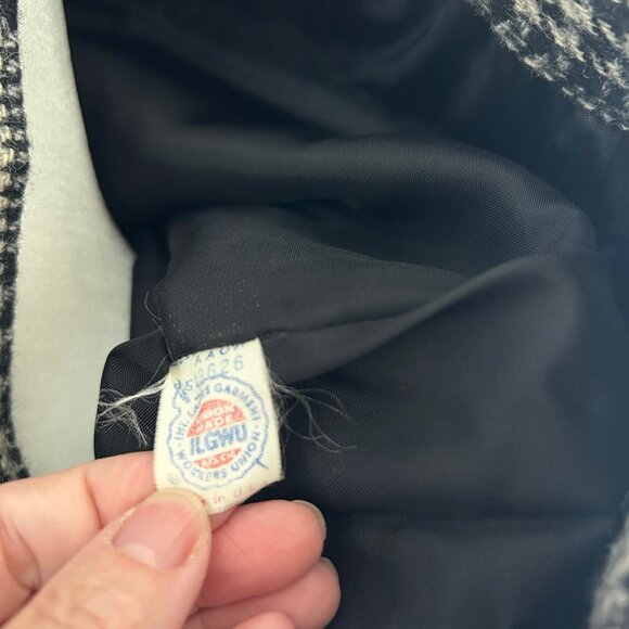 Evan-Picone Skirt Plaid SZ12 100% Wool High-Waist Pleated Union 1980s Vintage - Picture 9 of 9